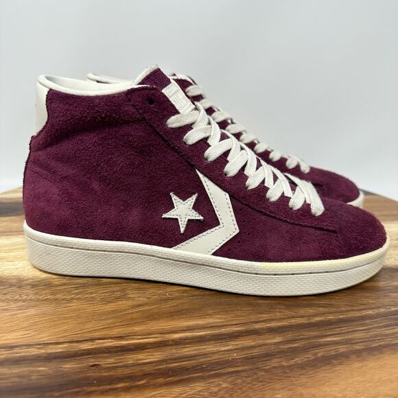 Converse Shoes - Converse Pro Leather Mid Shoes Sangria Athletic Sneaker 157691C Women’s Size 8.5